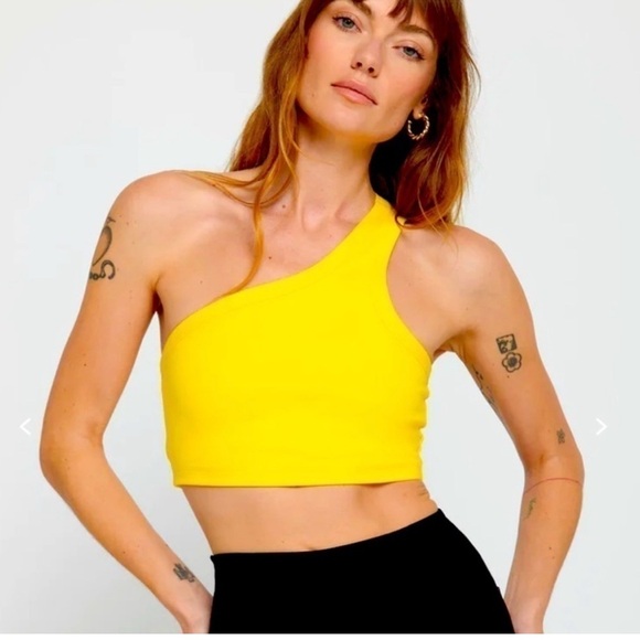 *NWT* Spiritual Gangster Cruz One Shoulder Tank - Picture 1 of 7